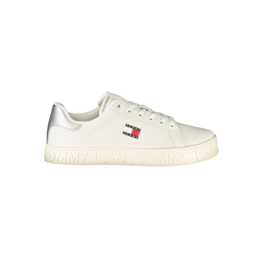 Tommy Hilfiger Bianco Polyurethane Women Sneaker - Zeiniez
