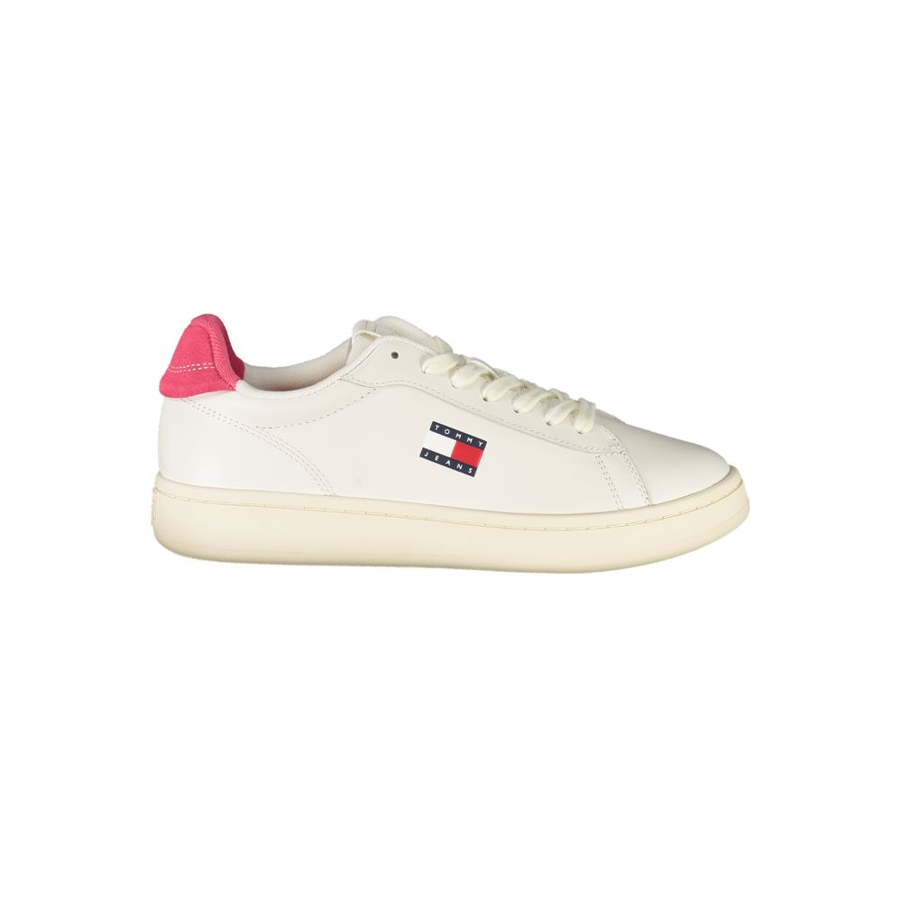 Tommy Hilfiger Bianco Polyurethane Women Sneaker - Zeiniez
