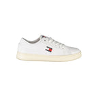 Tommy Hilfiger White Leather Women Sneaker - Zeiniez