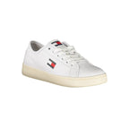 Tommy Hilfiger White Leather Women Sneaker - Zeiniez