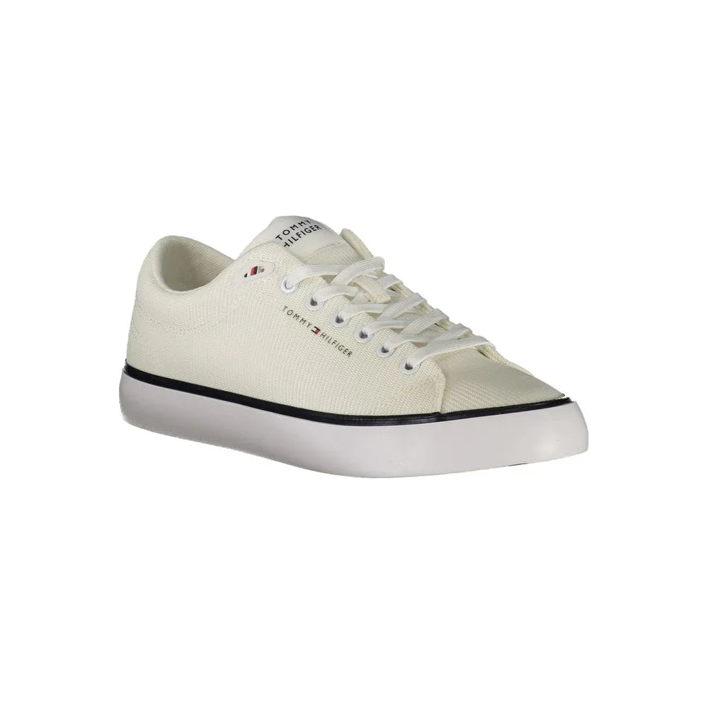 Tommy Hilfiger Bianco Polyester Men Sneaker - Zeiniez