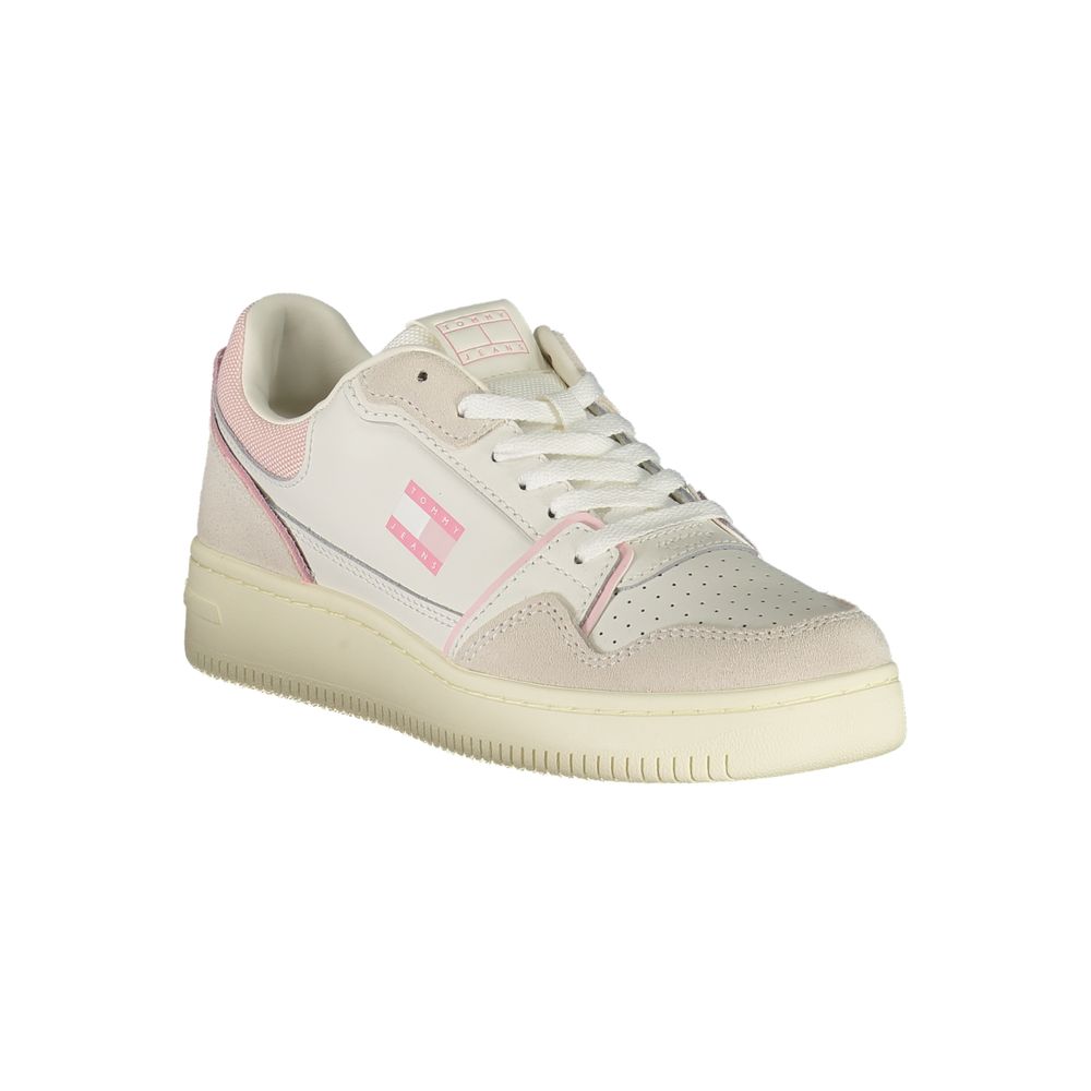 Tommy Hilfiger White Polyurethane Women Sneaker - Zeiniez