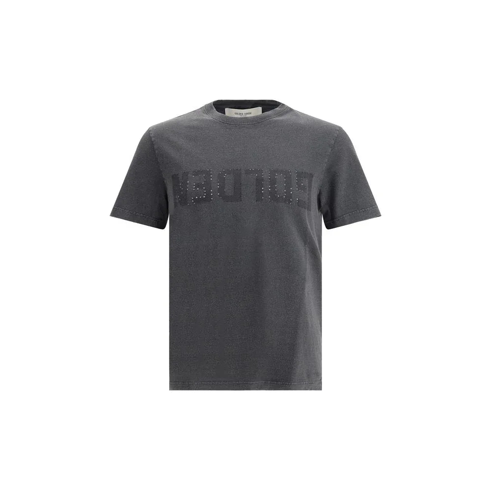 Golden Goose Gray Cotton T-Shirt - Zeiniez