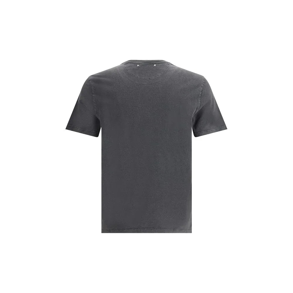 Golden Goose Gray Cotton T-Shirt - Zeiniez