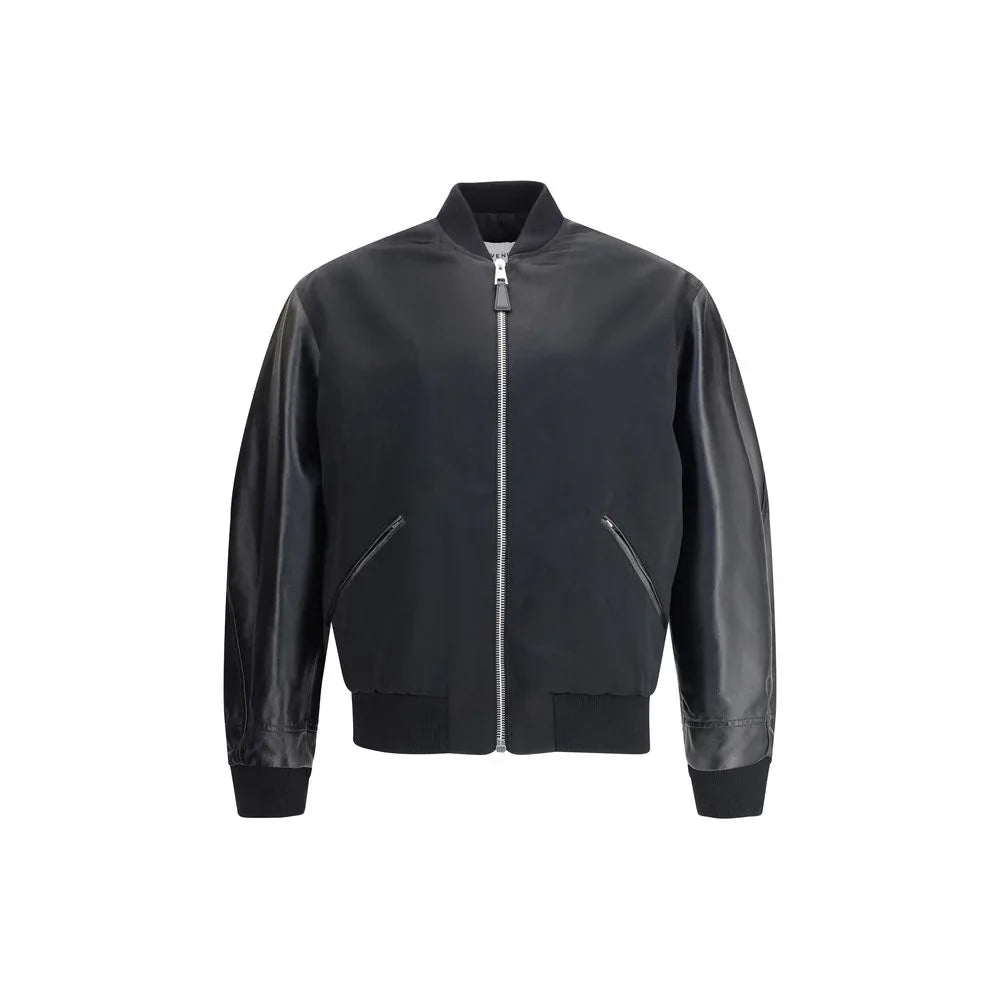 Givenchy Black Cotton Bomber - Zeiniez