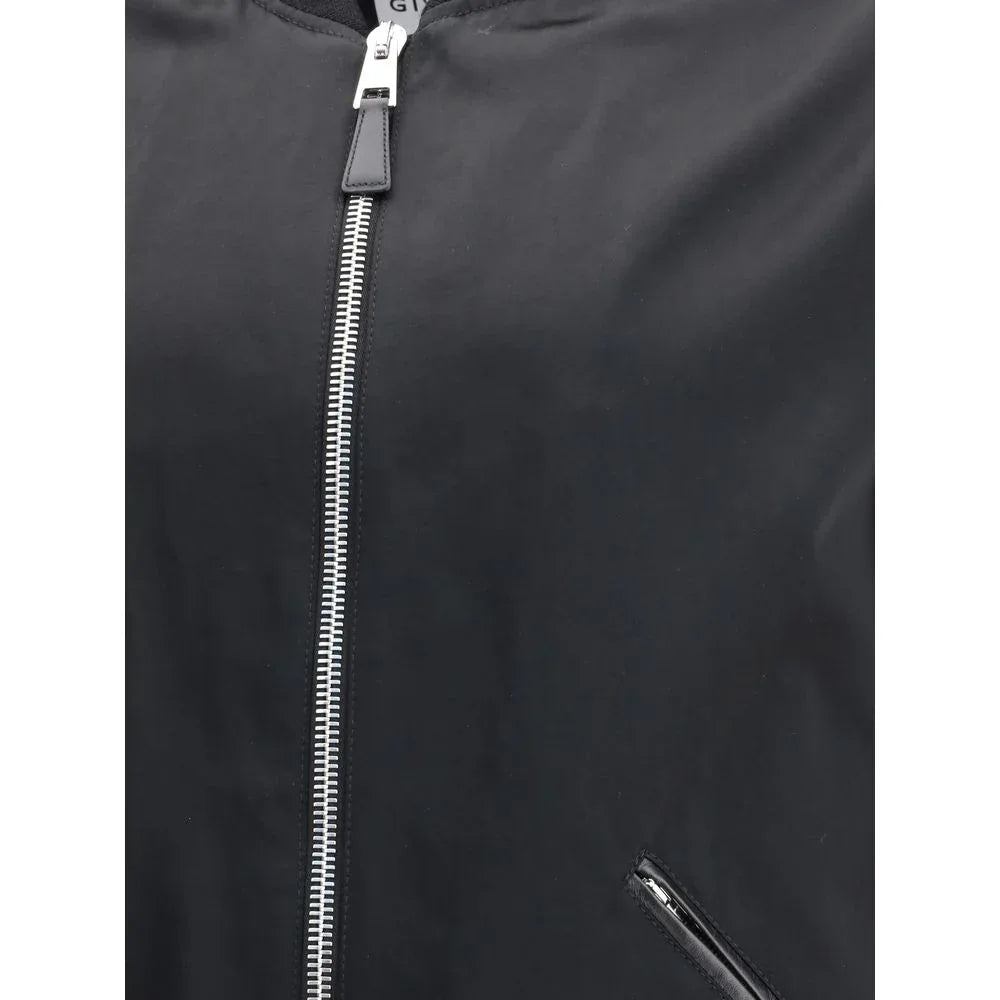 Givenchy Black Cotton Bomber - Zeiniez