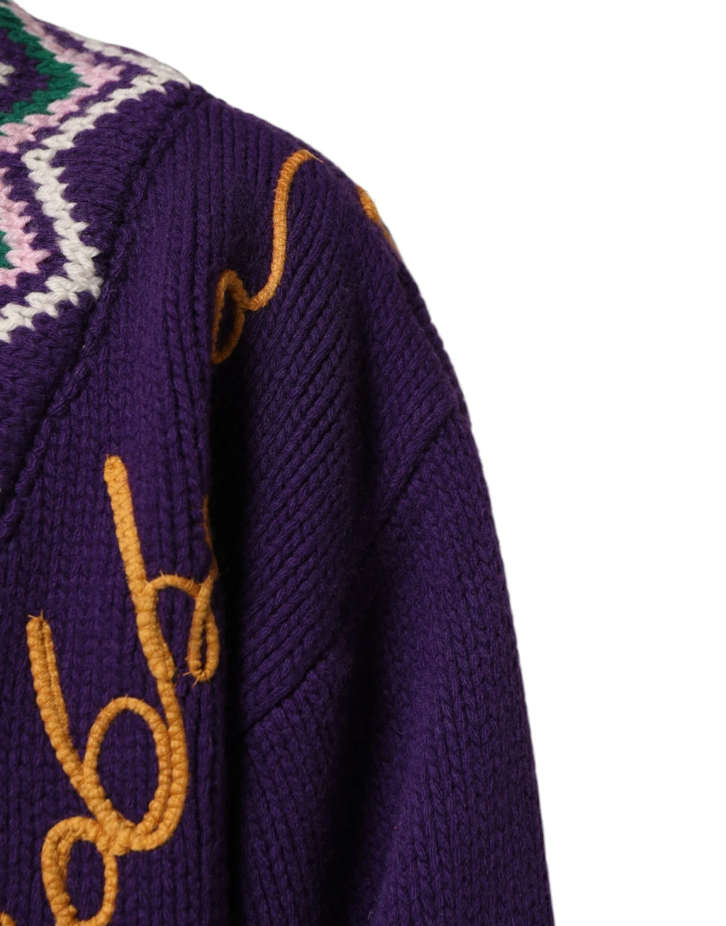 Dolce & Gabbana Purple Wool DG Logo Men Knit Pullover Sweater - Zeiniez