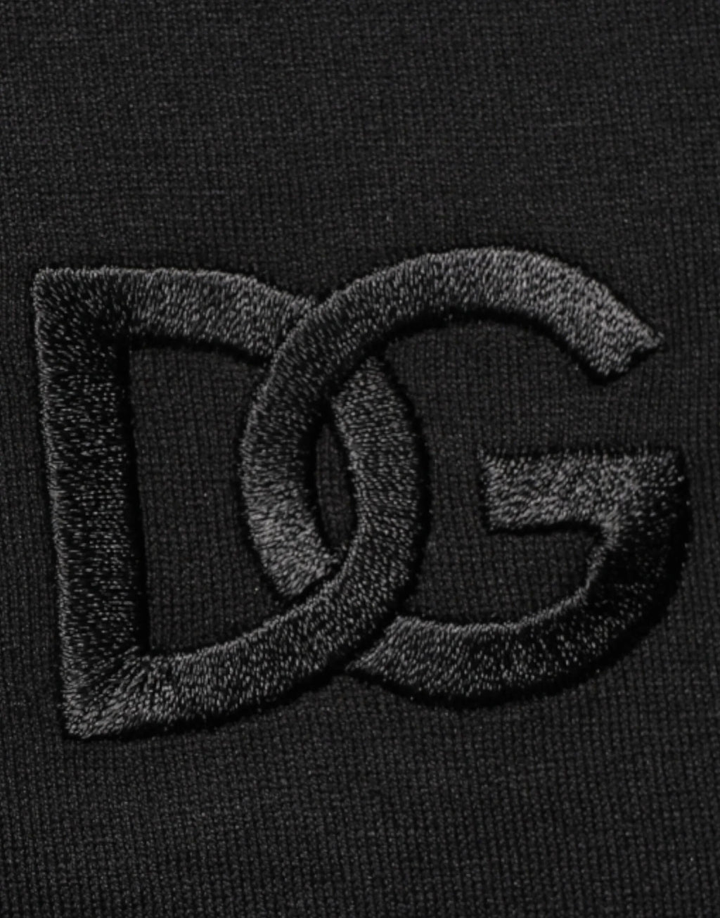 Dolce & Gabbana Black Cotton Embroidered DG Logo Pocket T-shirt - Zeiniez