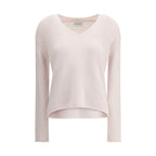 Forte_Forte White Wool Cashmere Sweater - Zeiniez