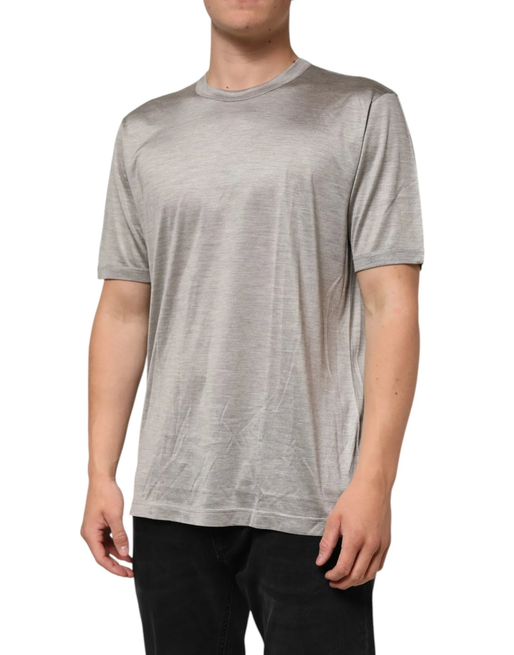 Dolce & Gabbana Beige Hazelnut Cotton Shortsleeve Shirt T-shirt - Zeiniez