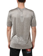 Dolce & Gabbana Beige Hazelnut Cotton Shortsleeve Shirt T-shirt - Zeiniez