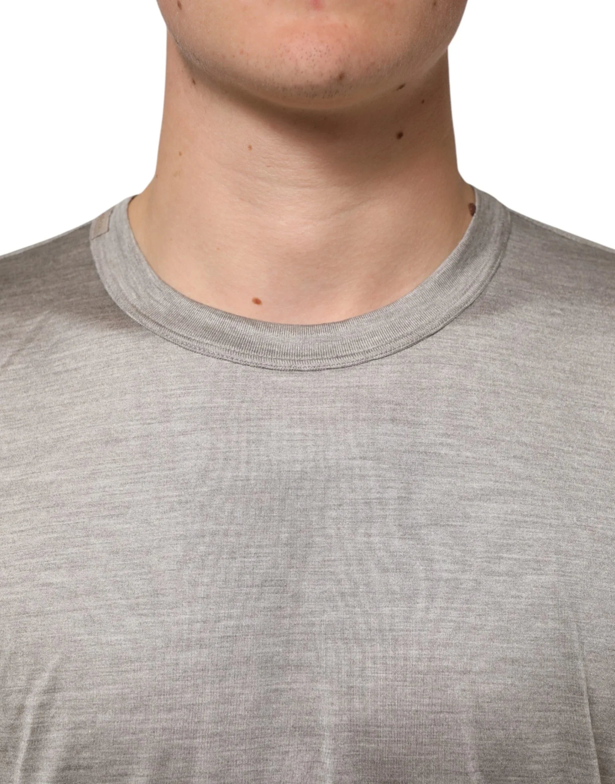 Dolce & Gabbana Beige Hazelnut Cotton Shortsleeve Shirt T-shirt - Zeiniez