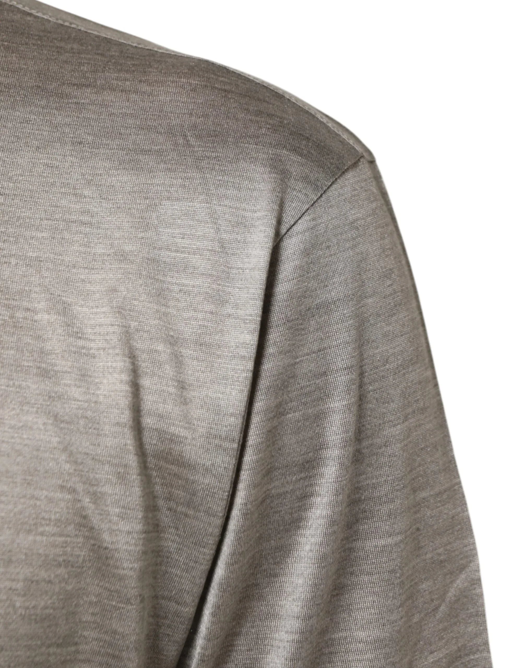 Dolce & Gabbana Beige Hazelnut Cotton Shortsleeve Shirt T-shirt - Zeiniez