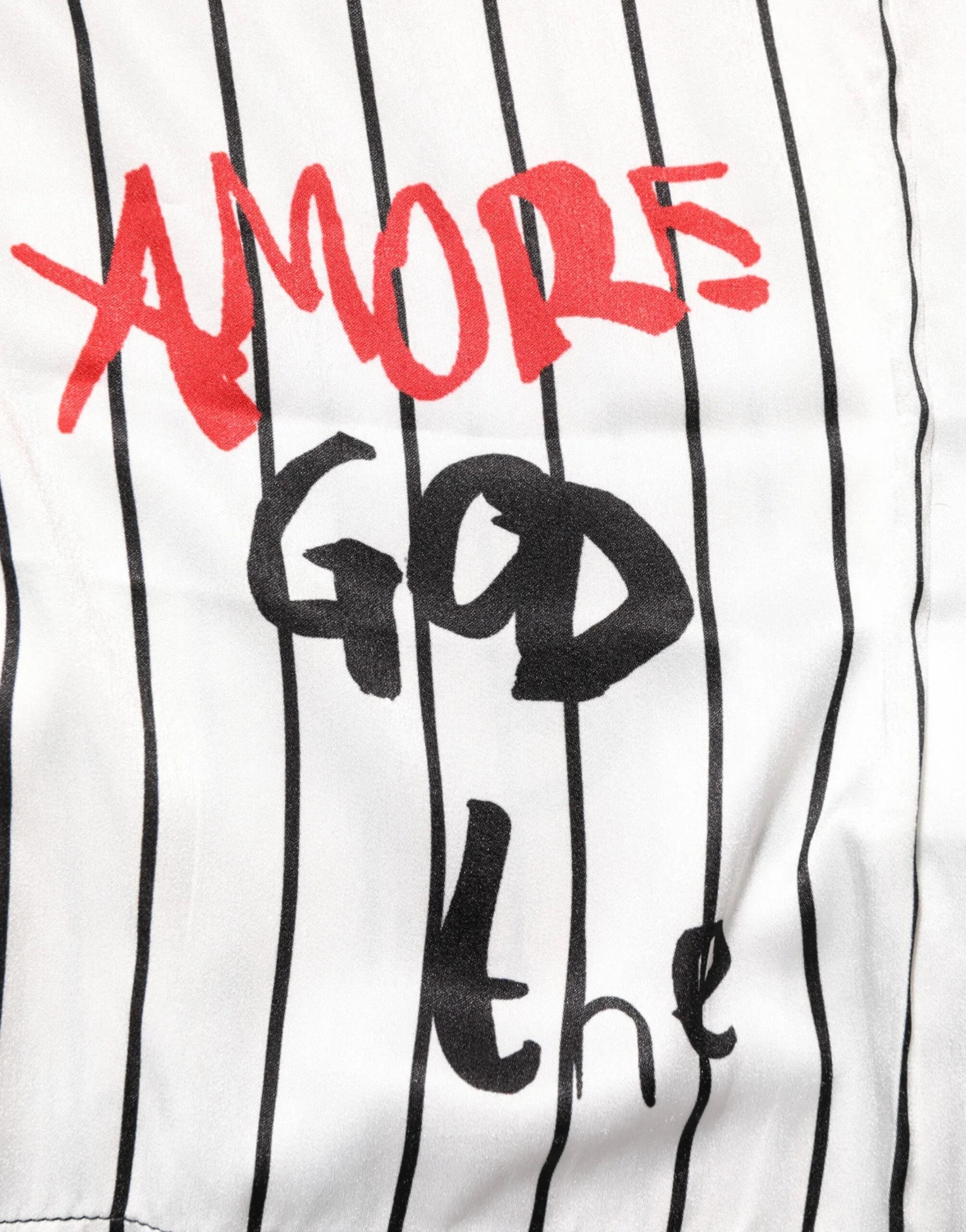 Dolce & Gabbana Tradizione Graffiti Print Oversized Men T-shirt - Zeiniez