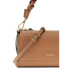 Coccinelle Beige Calf Leather Bos Taurus Shoulder Bag - Zeiniez