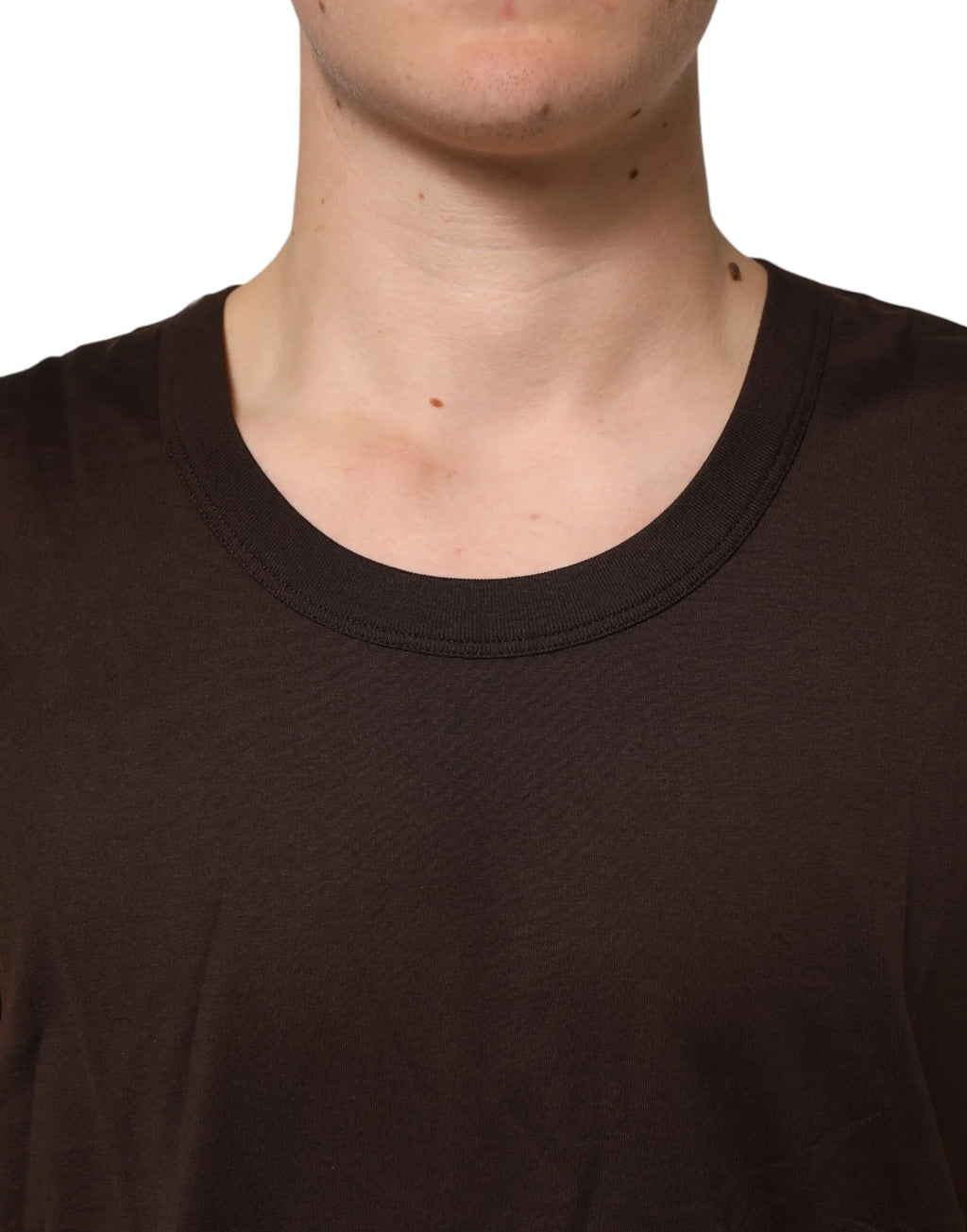 Dolce & Gabbana Brown Cotton Sleeveless Underwear Men Tank Top - Zeiniez