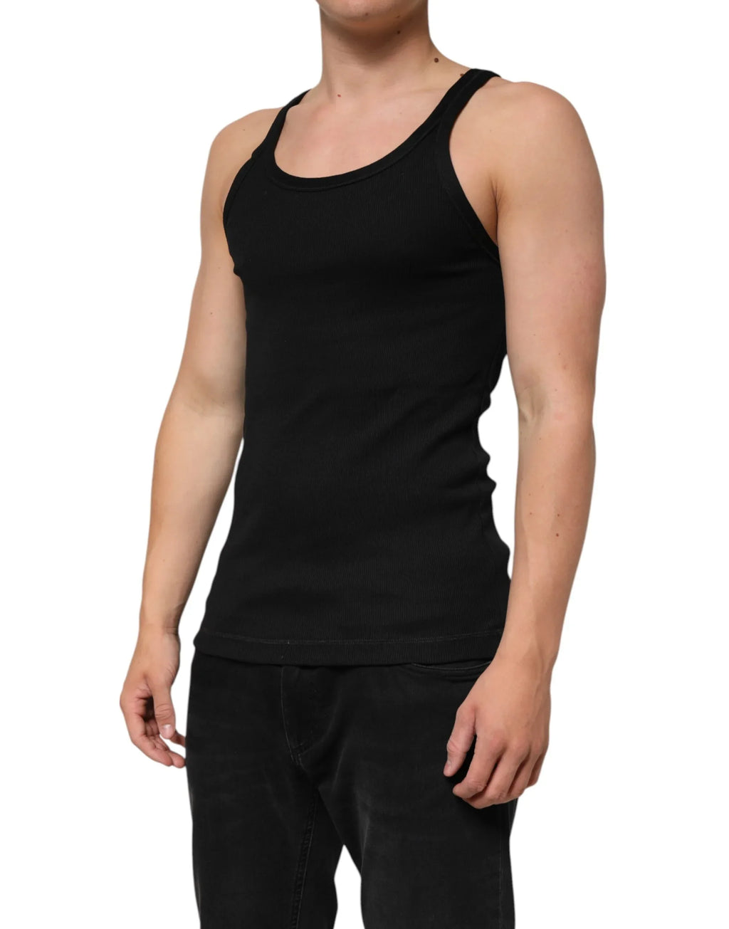 Dolce & Gabbana Black Tank Sleeveless Underwear Men T-shirt - Zeiniez