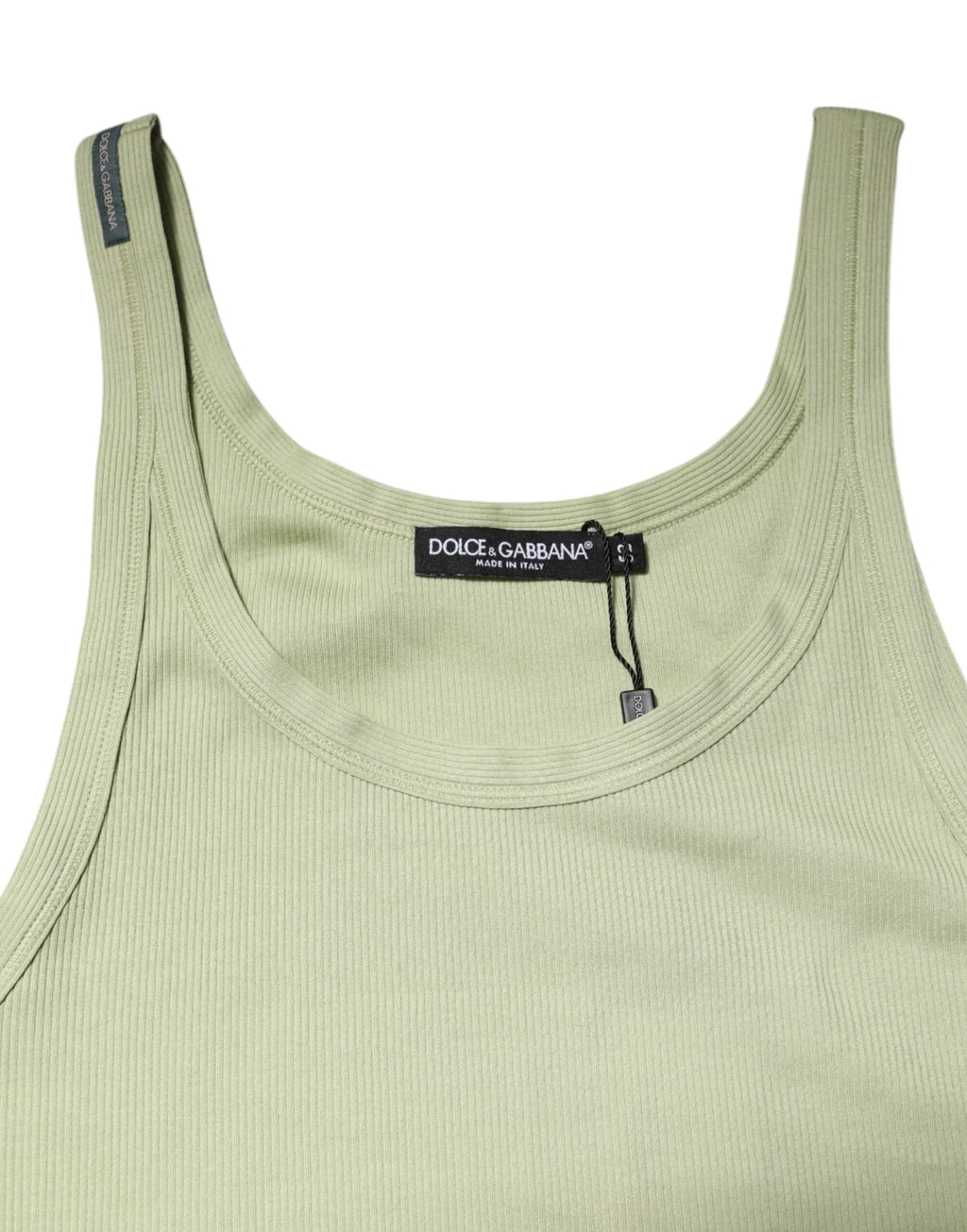 Dolce & Gabbana Light Green Tank Sleeveless Men Men T-shirt - Zeiniez