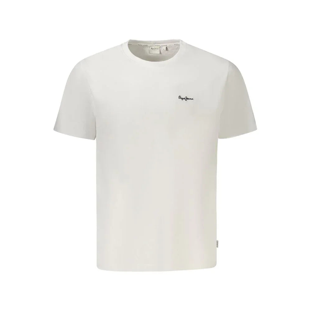 Pepe Jeans Bianco Cotton Men T-Shirt - Zeiniez