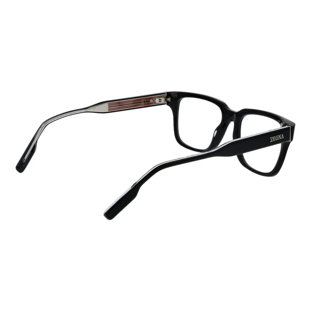 Ermenegildo Zegna Black Acetate Glasses (Frames) - Zeiniez