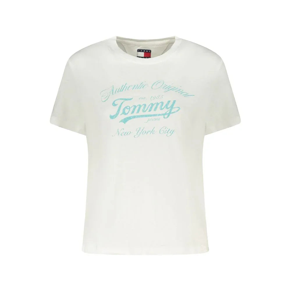 Tommy Hilfiger Bianco Cotton Women T-Shirt - Zeiniez