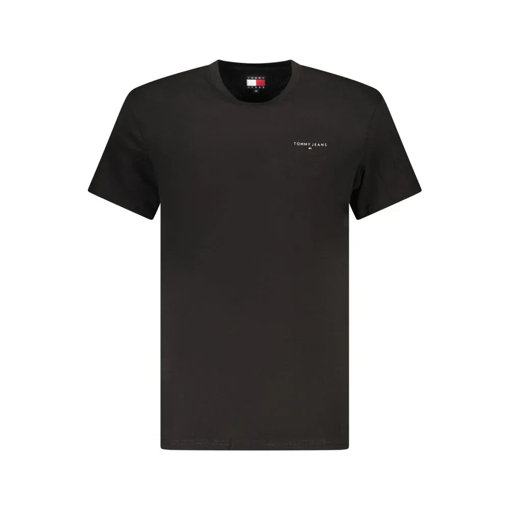 Tommy Hilfiger Black Cotton Men's T-Shirt - Zeiniez