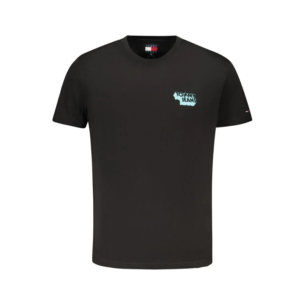 Tommy Hilfiger Black Cotton Men's T-Shirt - Zeiniez