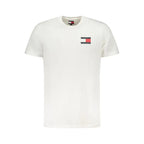 Tommy Hilfiger White Cotton Men's T-Shirt - Zeiniez