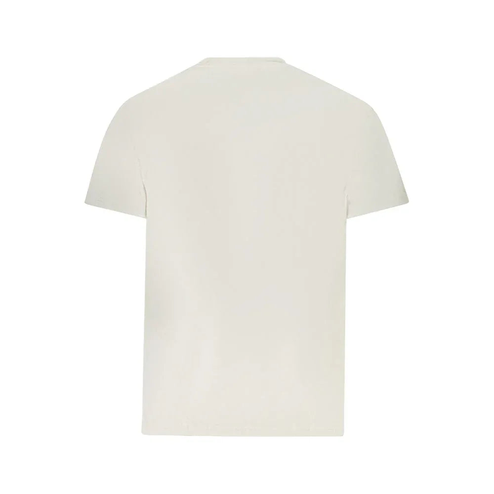 Tommy Hilfiger White Cotton Men T-Shirt - Zeiniez