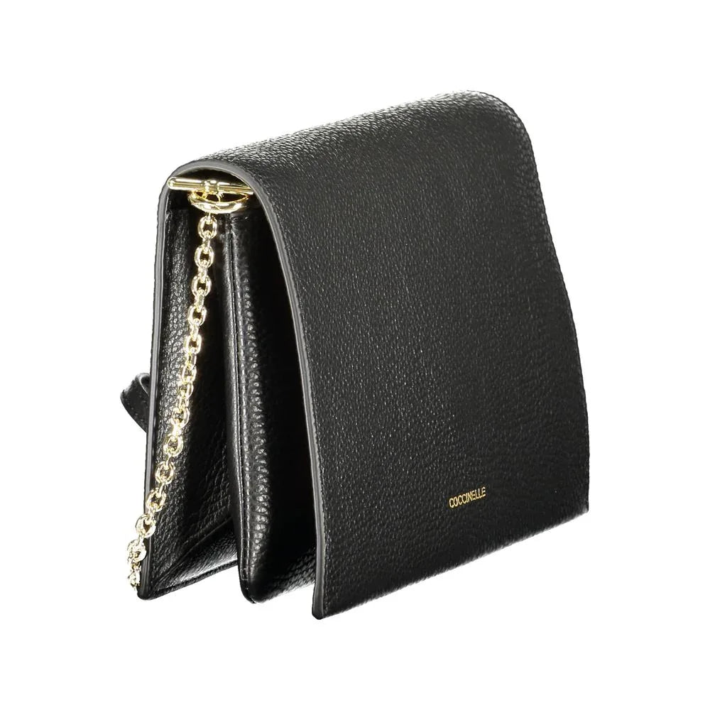Coccinelle Black Leather Women Handbag - Zeiniez