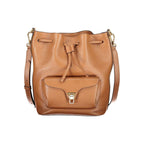 Coccinelle Marrone Leather Women Bucket Bag - Zeiniez