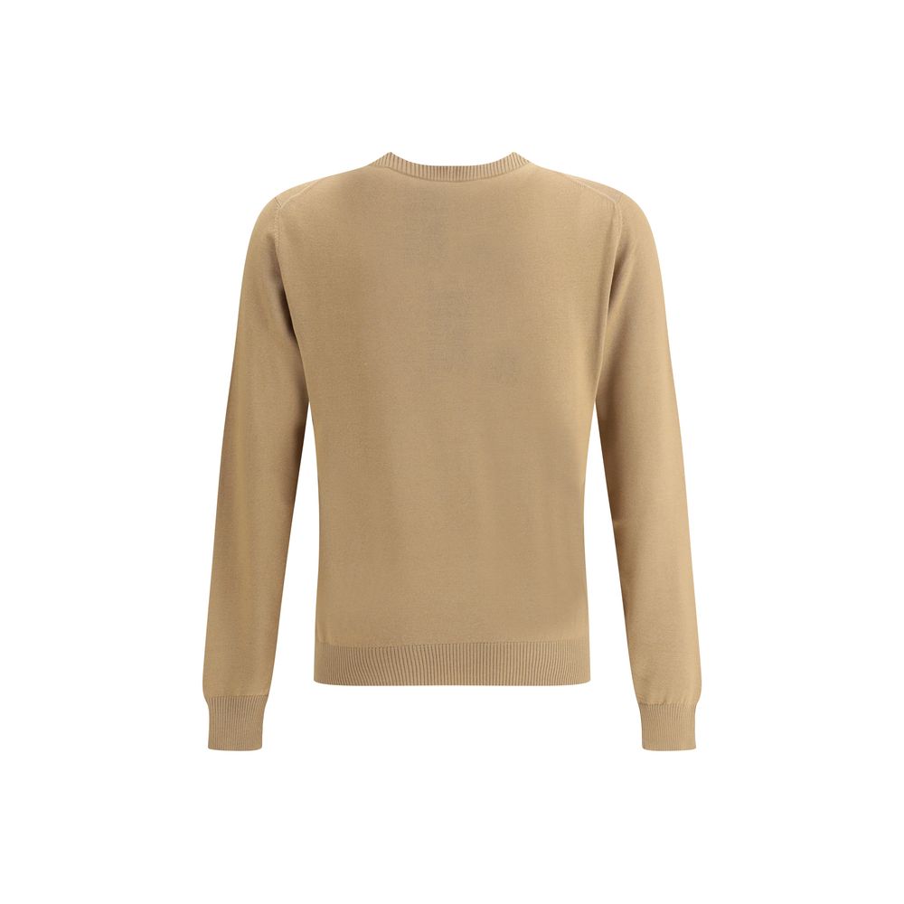 Fendi Beige Fleece Wool Sweatshirt