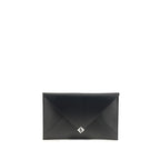 Fendi Black Leather Clutch Bag