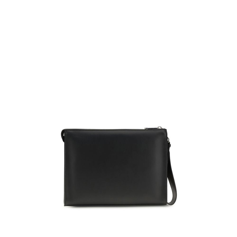 Fendi Black Leather Clutch Bag - Zeiniez