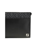 Fendi Black Calf Leather Bos Taurus Clutch Bag - Zeiniez