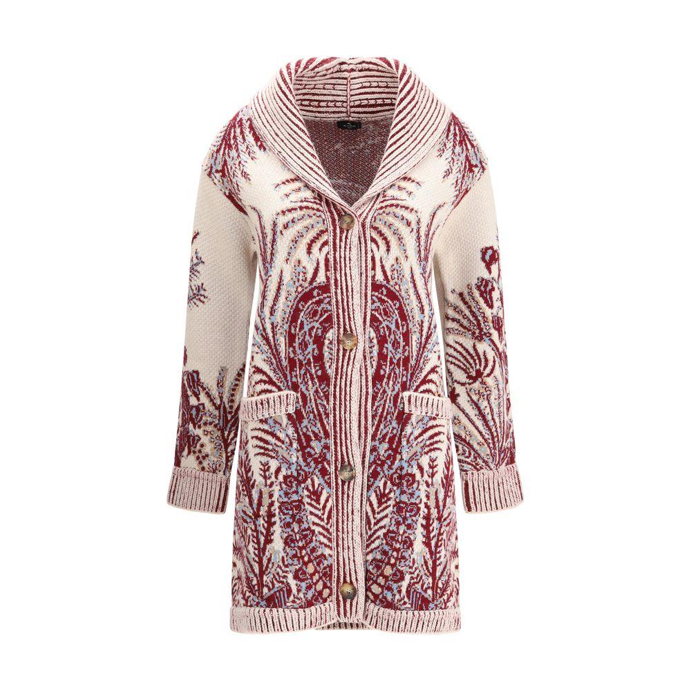 Etro Multicolor Wool Cardigan - Zeiniez