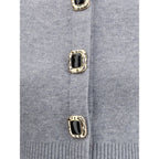 Self-Portrait Wool Cardigan