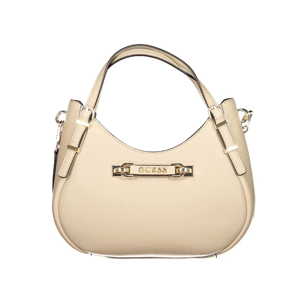Guess Jeans Beige Polyurethane Woman Handbag - Zeiniez