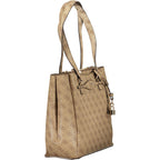 Guess Jeans Beige Polyurethane Women Handbag - Zeiniez