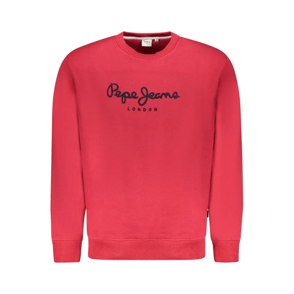 Pepe Jeans Rosso Cotton Men Sweatshirt - Zeiniez