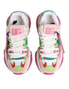Dolce & Gabbana Multicolor Leather Airmaster Low Top Sneaker Shoes - Zeiniez