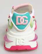 Dolce & Gabbana Multicolor Leather Airmaster Low Top Sneaker Shoes
