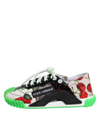 Dolce & Gabbana Multicor DG Logo Leopard Cherry Sneaker Shoes - Zeiniez