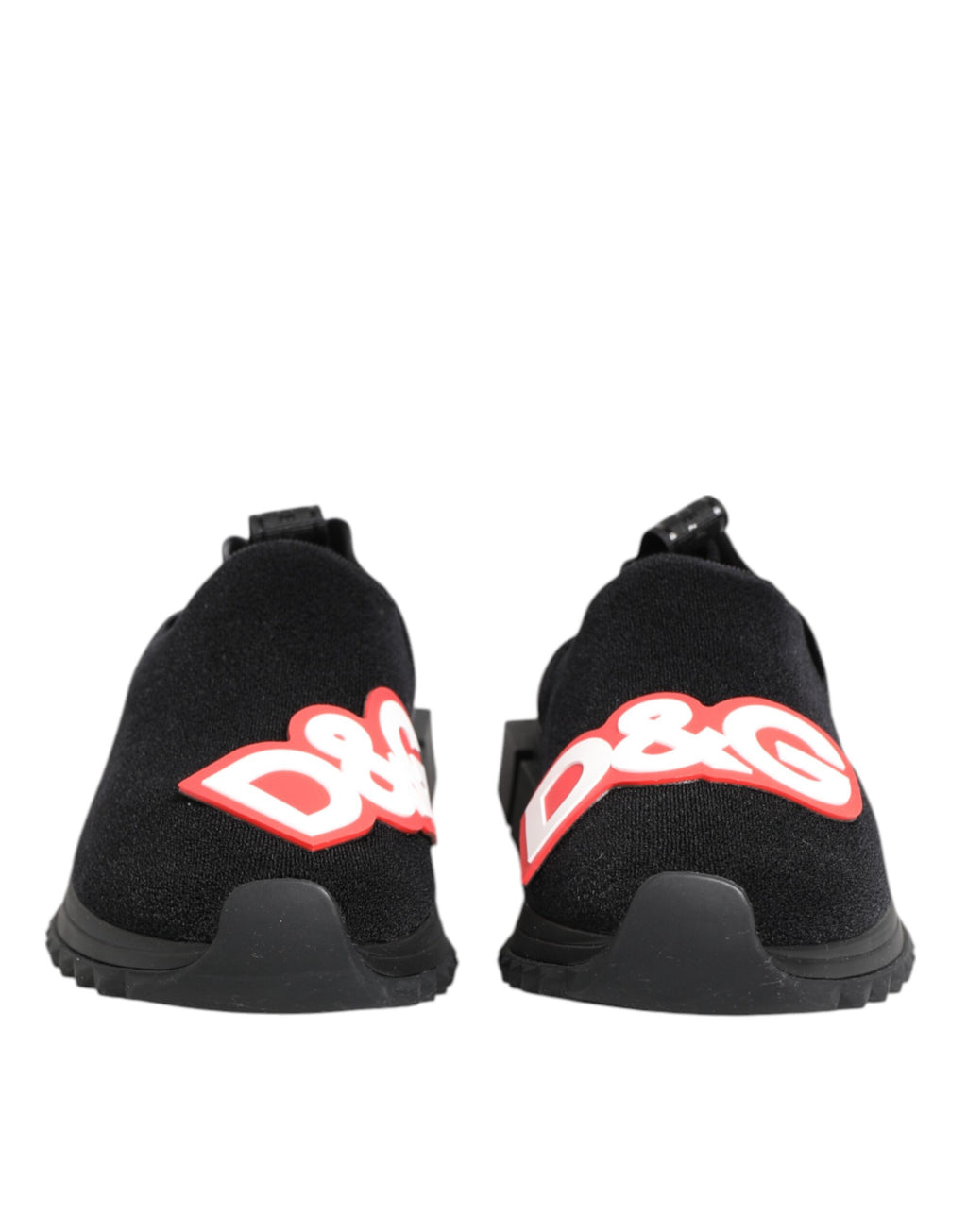 Dolce & Gabbana Black Grey Slip On Sorrento Sneakers Shoes - Zeiniez