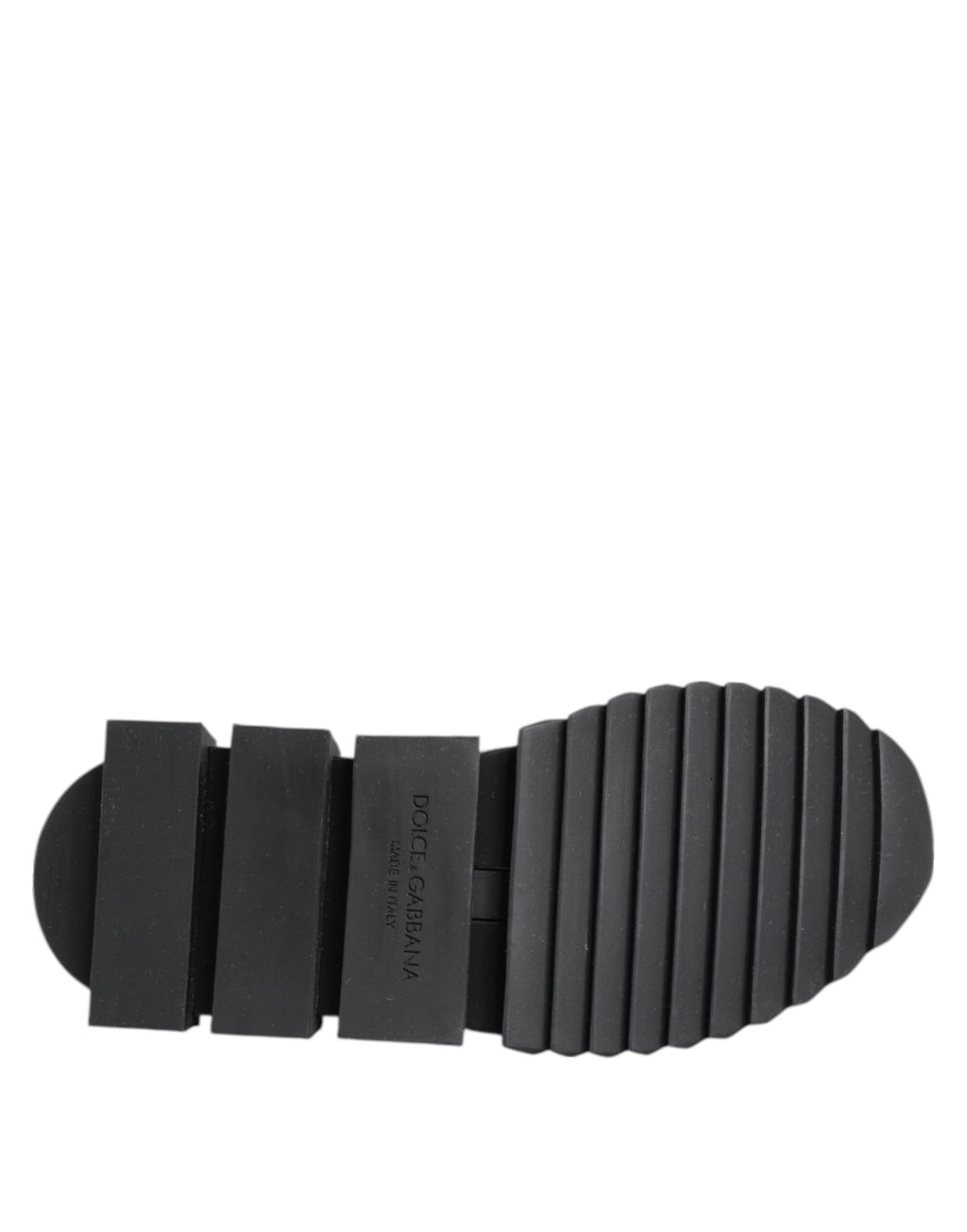 Dolce & Gabbana Black Grey Slip On Sorrento Sneakers Shoes - Zeiniez