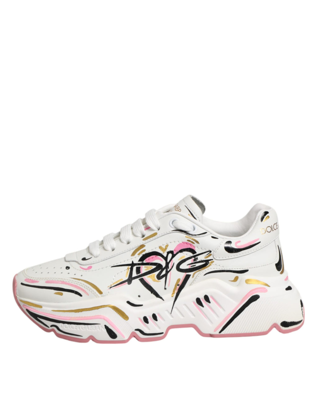 Dolce & Gabbana Multicolor Hand Painted DAYMASTER Sneaker Shoes - Zeiniez
