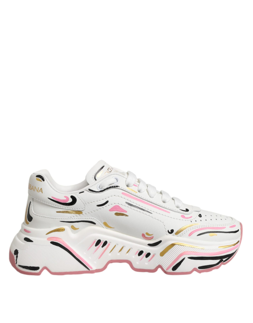 Dolce & Gabbana Multicolor Hand Painted DAYMASTER Sneaker Shoes - Zeiniez