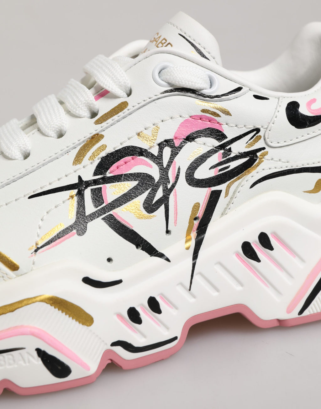 Dolce & Gabbana Multicolor Hand Painted DAYMASTER Sneaker Shoes - Zeiniez