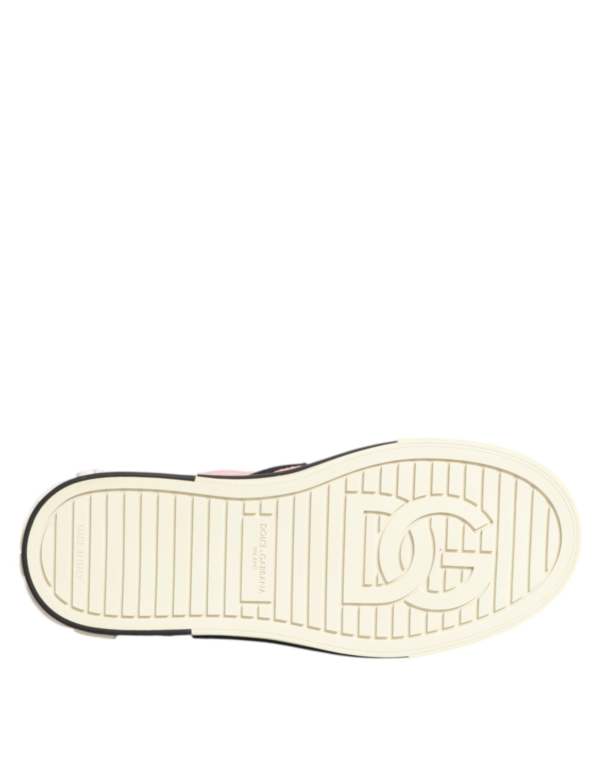Dolce & Gabbana Pink Quilted Nylon Slip-On Sneaker Shoes - Zeiniez