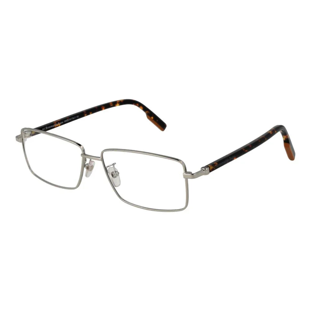 Ermenegildo Zegna Silver Metal Glasses (Frames) - Zeiniez